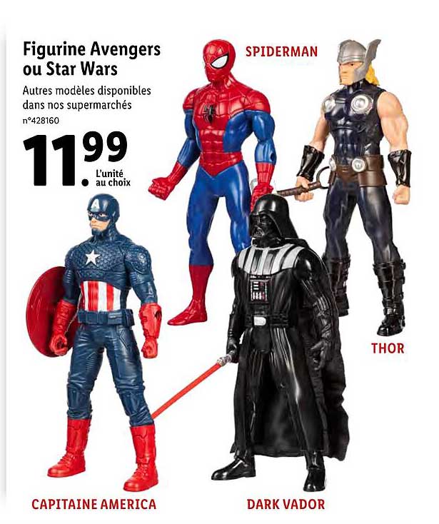 figurine avengers ou star wars