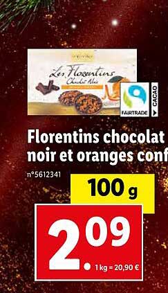 florentins chocolat noir et oranges confiture