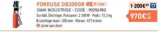 foreuse bd200gr diam industries