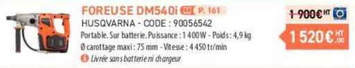 foreuse dm540i husqvarna