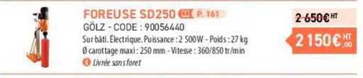 foreuse sd250 gölz