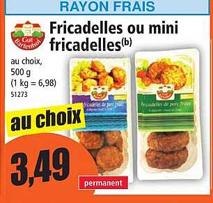 Fricadelles Ou Mini Fricadelles