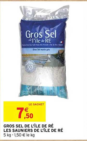 gros sel de l'île de ré les sauniers de l'île de ré