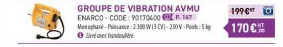 groupe de vibration avmu enarco
