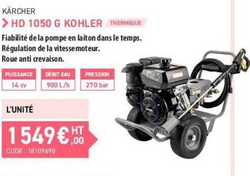 hd 1050 g kohler kärcher