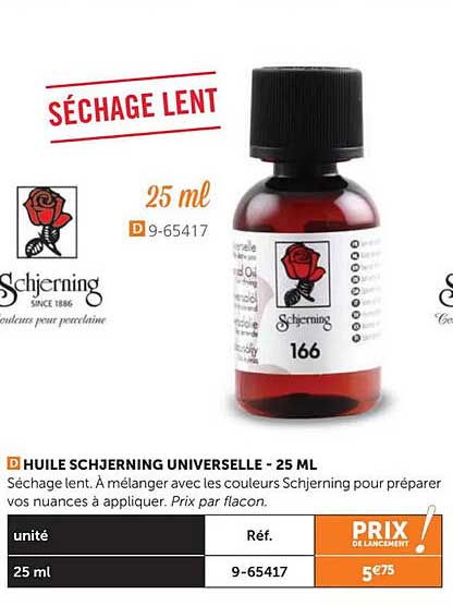 huile schjerning universelle - 25 g/m²