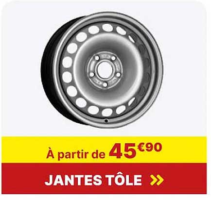 jantes tôle