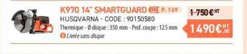 k970 14" smartguard husqvarna