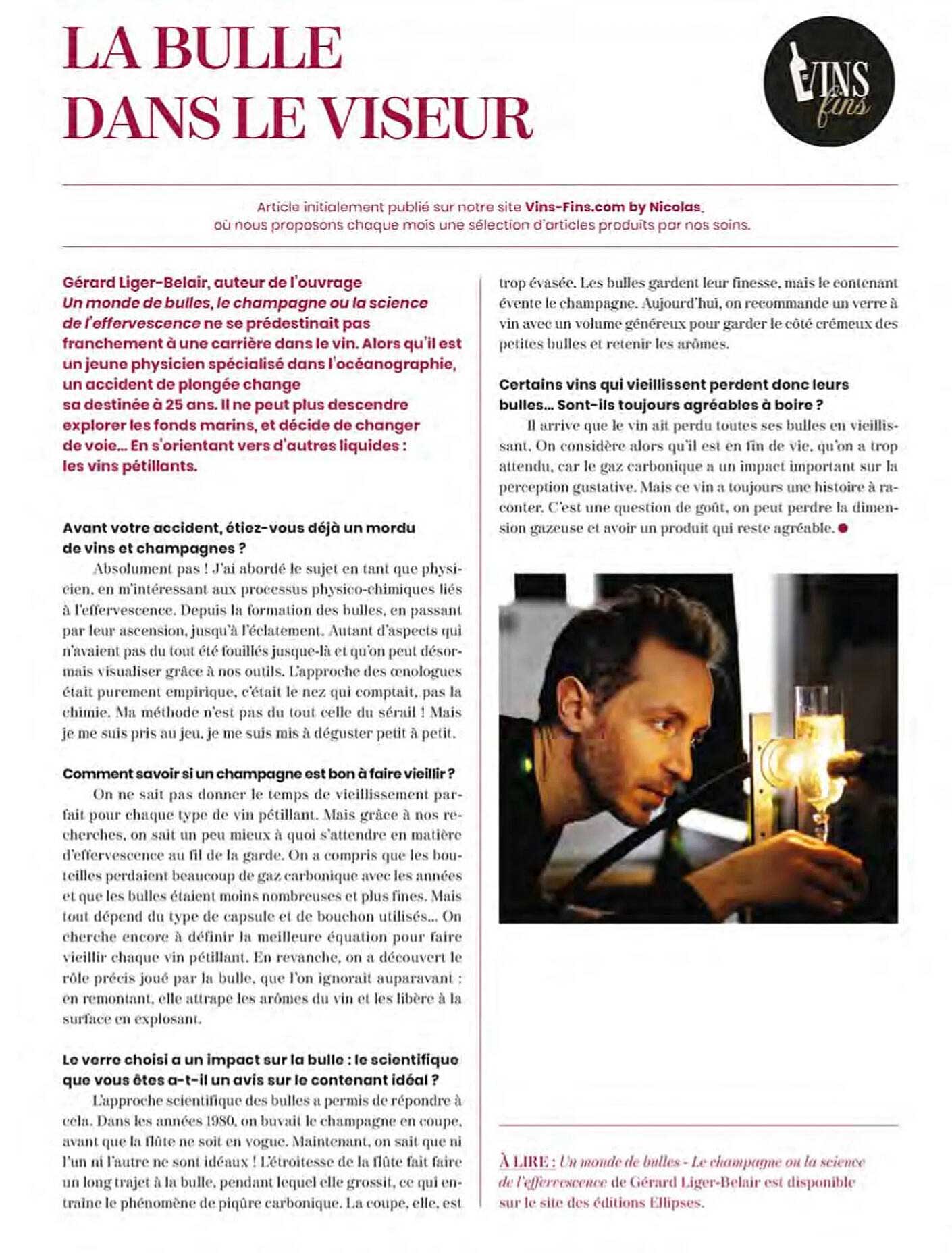 la bulle dans le viseur