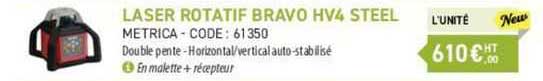 Laser Rotatif Bravo Hv4 Steel Metrica
