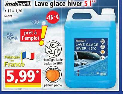 lave glace hiver 5 l imdicar