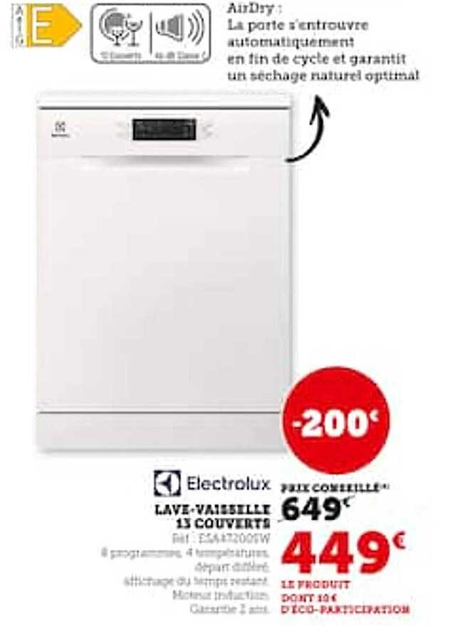 Lave-vaisselle 13 Couverts Electrolux