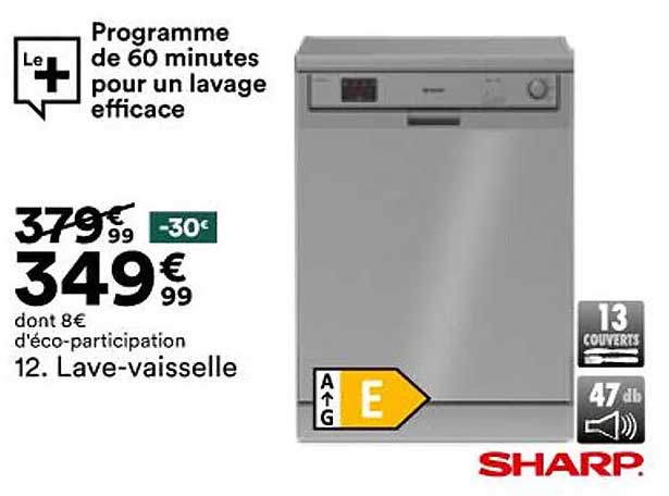 lave-vaisselle sharp