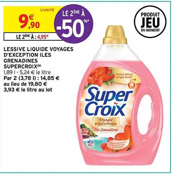lessive liquide voyages d'exception îles grenadines supercroix