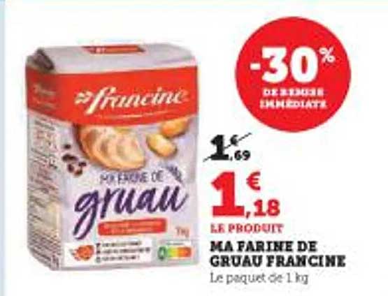 ma farine de gruau francine