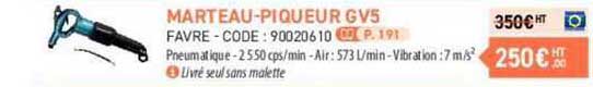 marteau-piqueur gv5 favre
