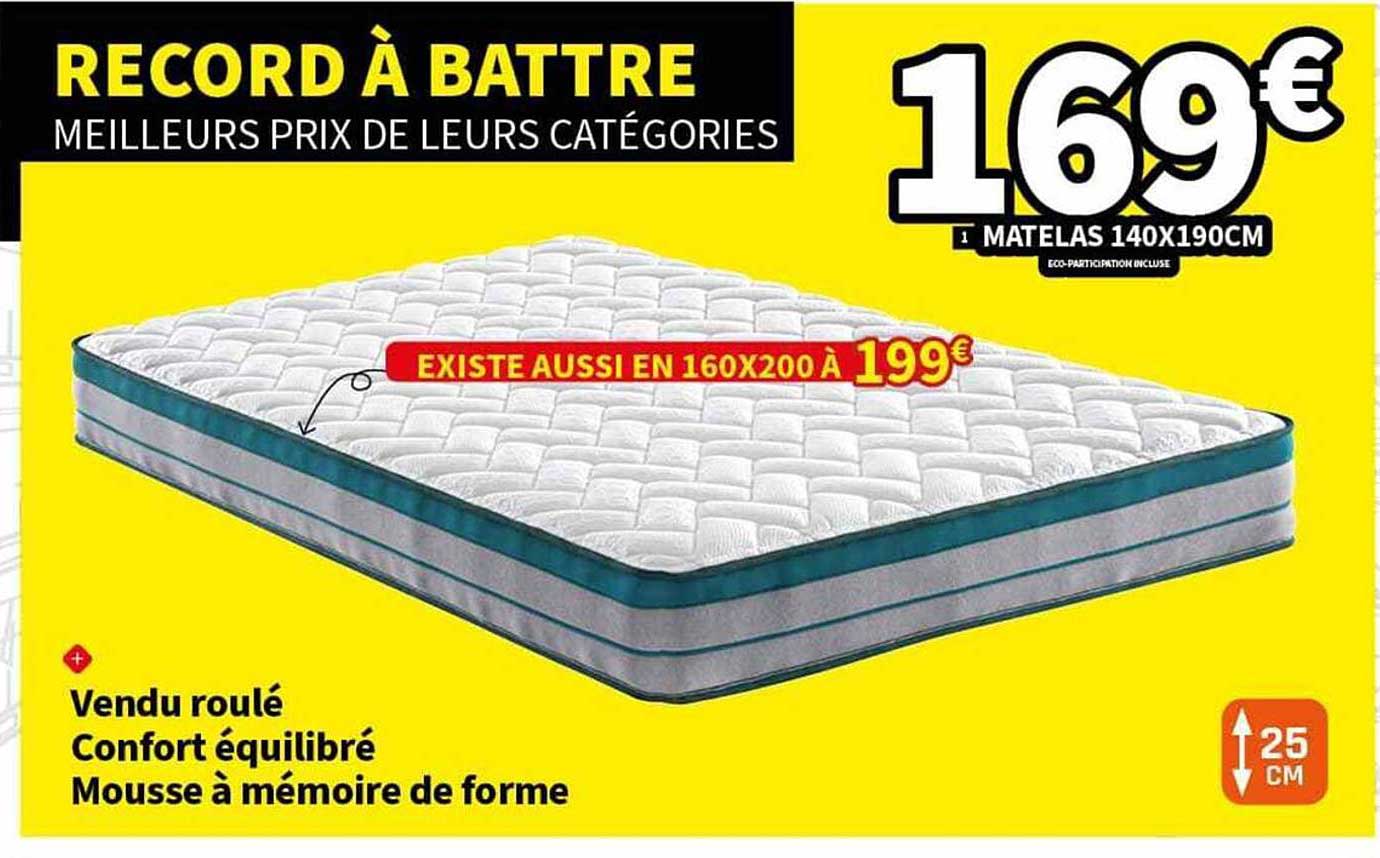 Matelas 140 X 190 Cm