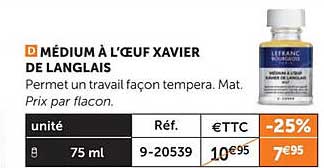 médium à l'œuf xavier de langlais