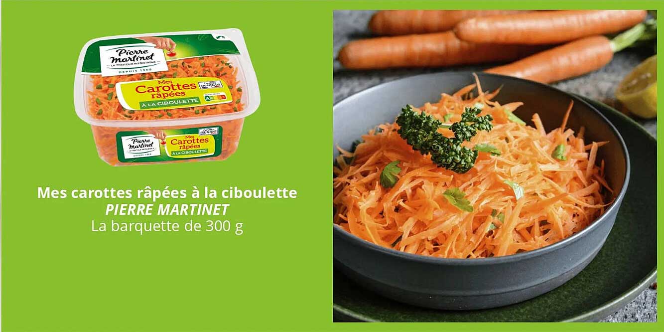 mes carottes râpées à la ciboulette pierre martinet