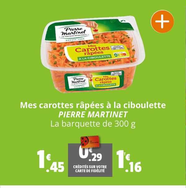 mes carottes râpées à la ciboulette pierre martinet