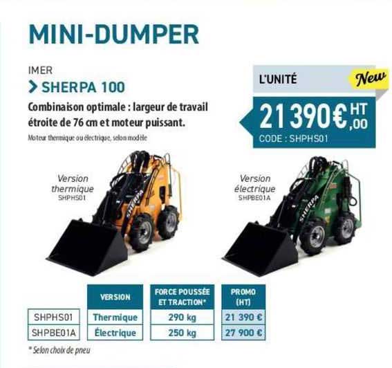 mini-dumper imer
