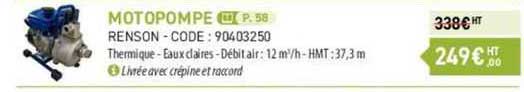 motopompe renson