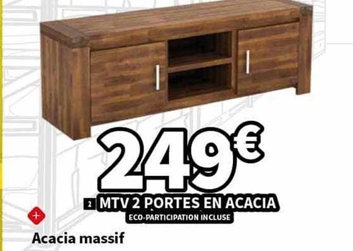 mtv 2 portes en acacia