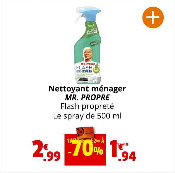 nettoyant ménager mr. propre