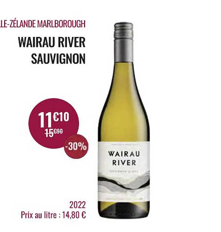 nouvelle-zélande marlorough wairau river sauvignon 2022