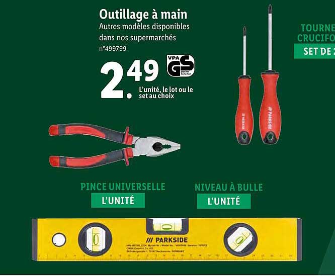 Outillage à Main Parkside