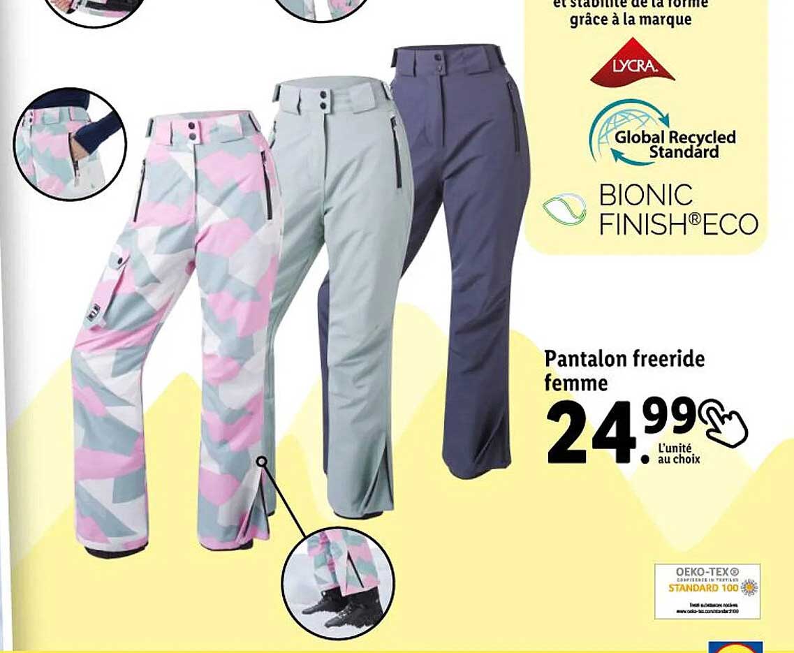 pantalon freeride femme