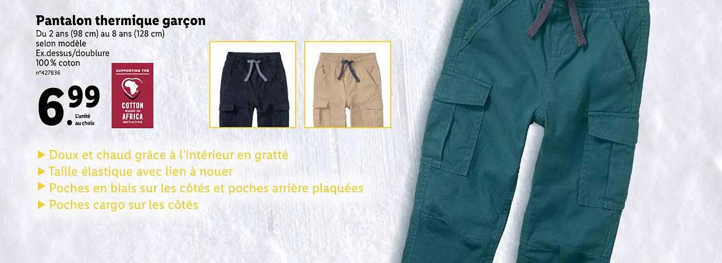 Pantalon Thermique Garçon