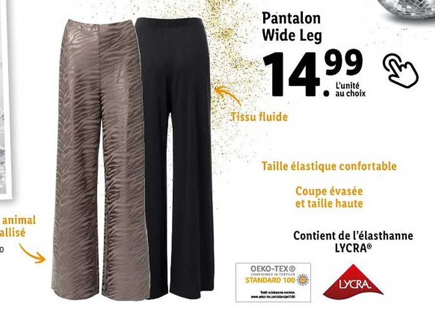 pantalon wide leg
