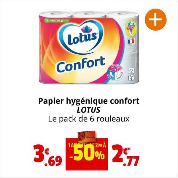 Papier Hygiénique Confort Lotus