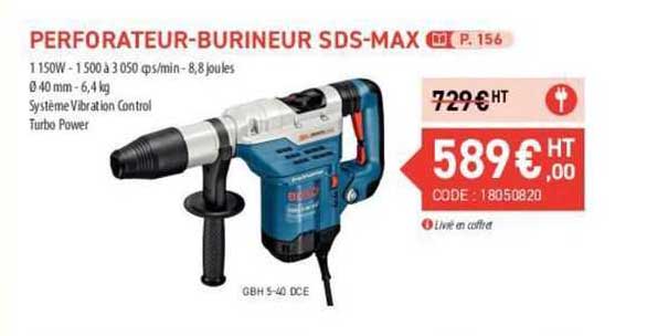 perforateur-burineur sds-max bosch