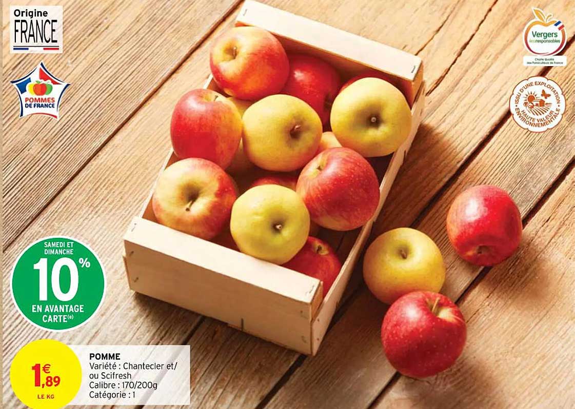 pomme chantecler et/ou scifresh