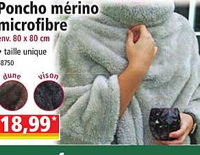 Poncho Mérino Microfibre