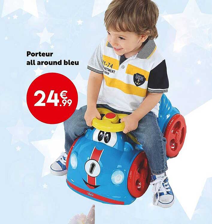 porteur all around bleu