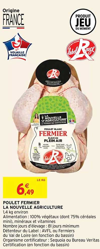 poulet fermier la nouvelle agriculture
