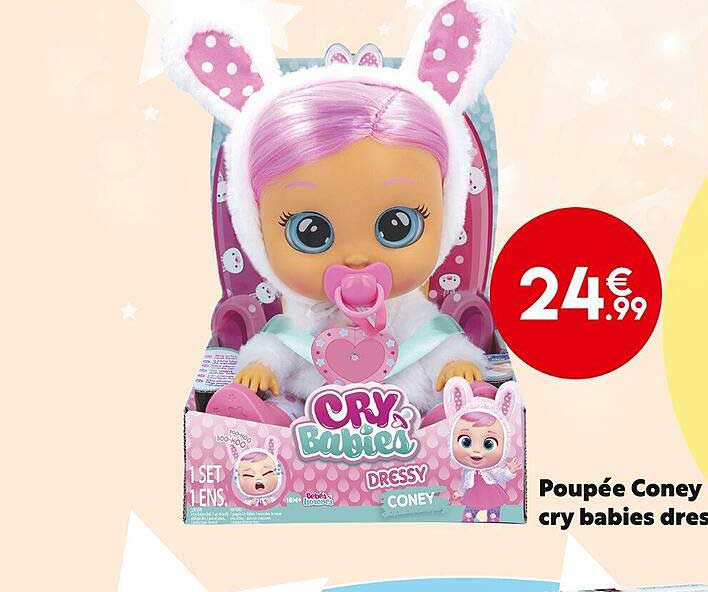 poupée coney cry babies dressy