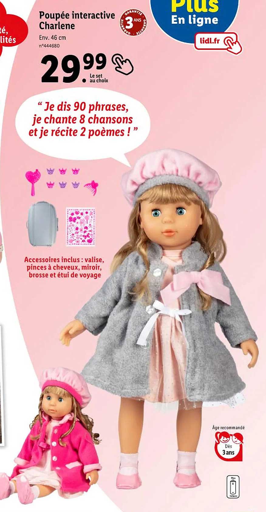 poupée interactive charlene