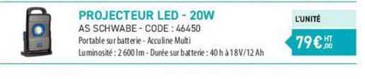 protecteur led - 20w as schwabe