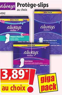 protège-slips always