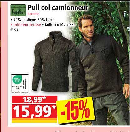 pull col camionneur