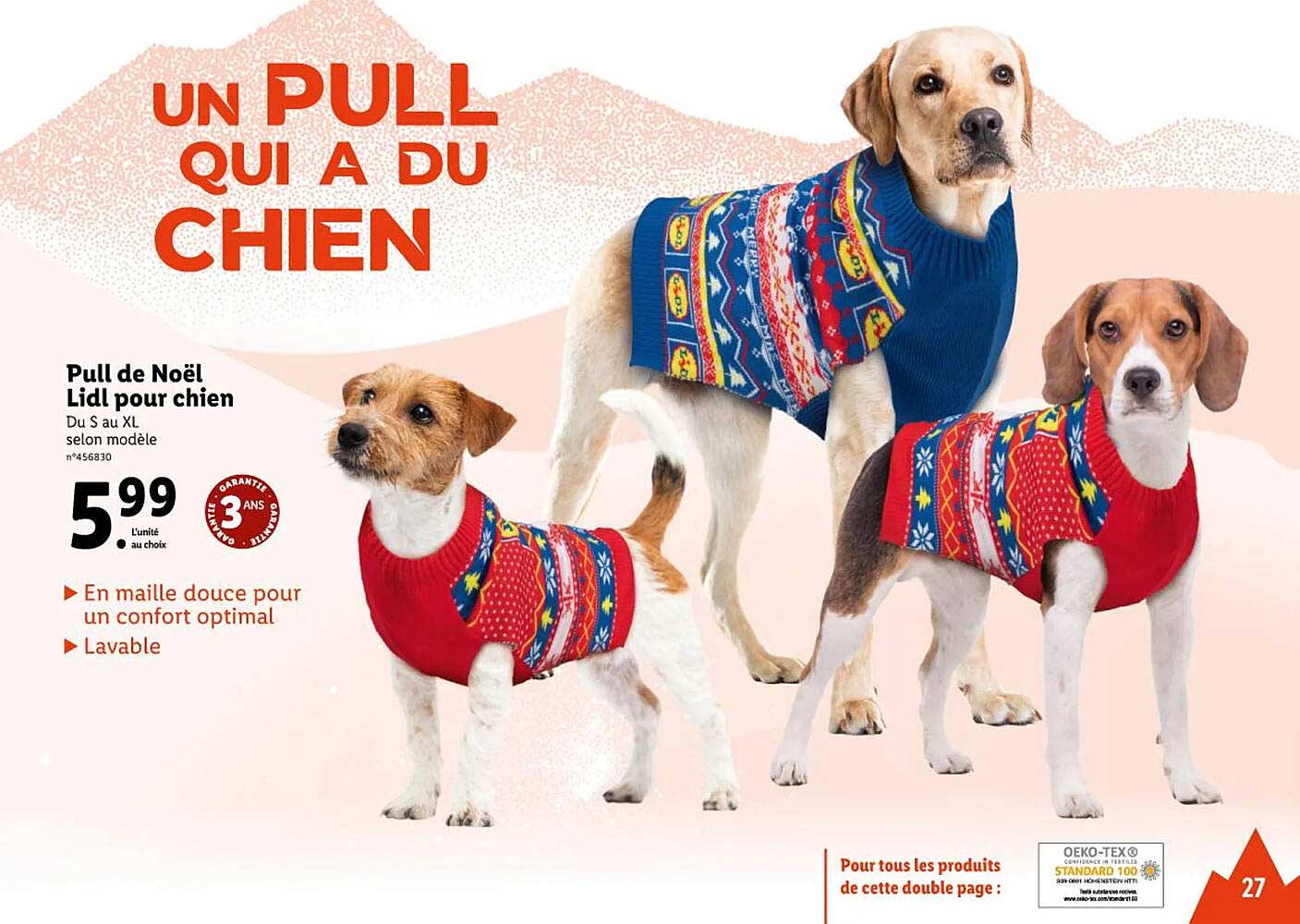 Pull De Noël Lidl Pour Chien