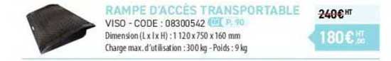 Rampe D'accès Transportable Viso