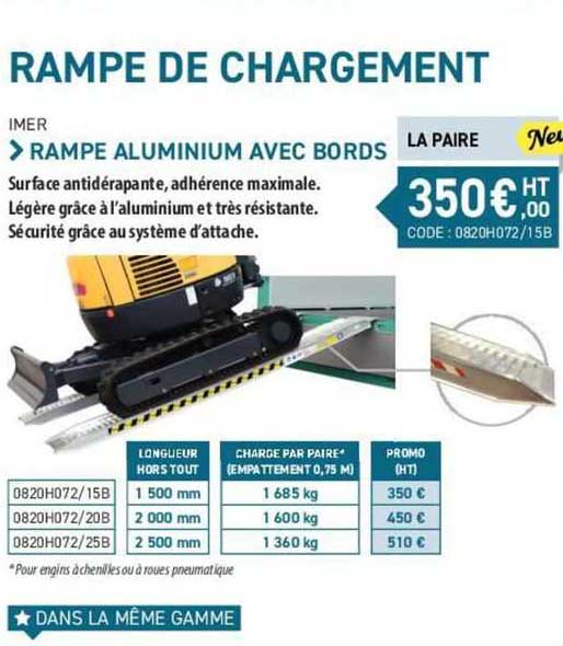 rampe de chargement imer