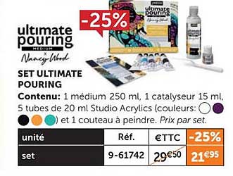 set ultimate pouring