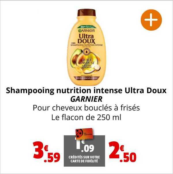 Shampooing Nutrition Intense Ultra Doux Garnier