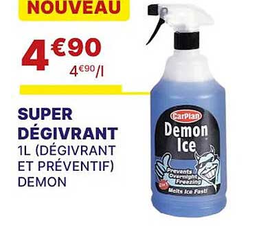 super dégivrant 1 l (dégivrant et préventif) demon